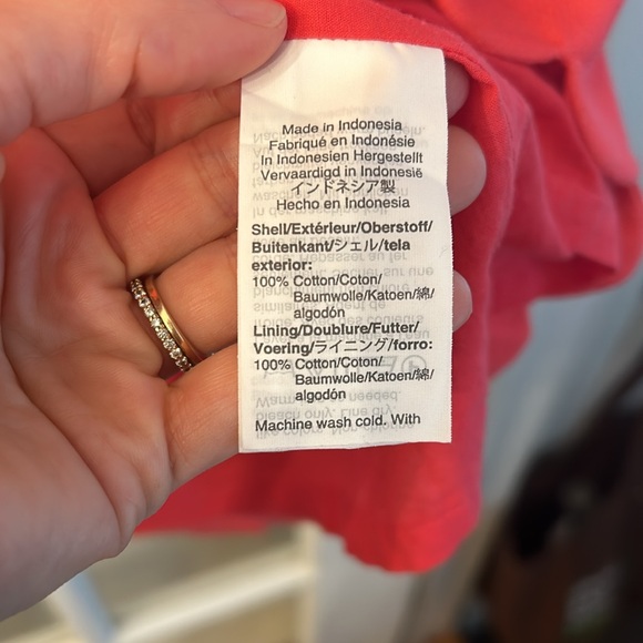 J Crew Factory Pink Cotton Dress - Picture 3 of 3